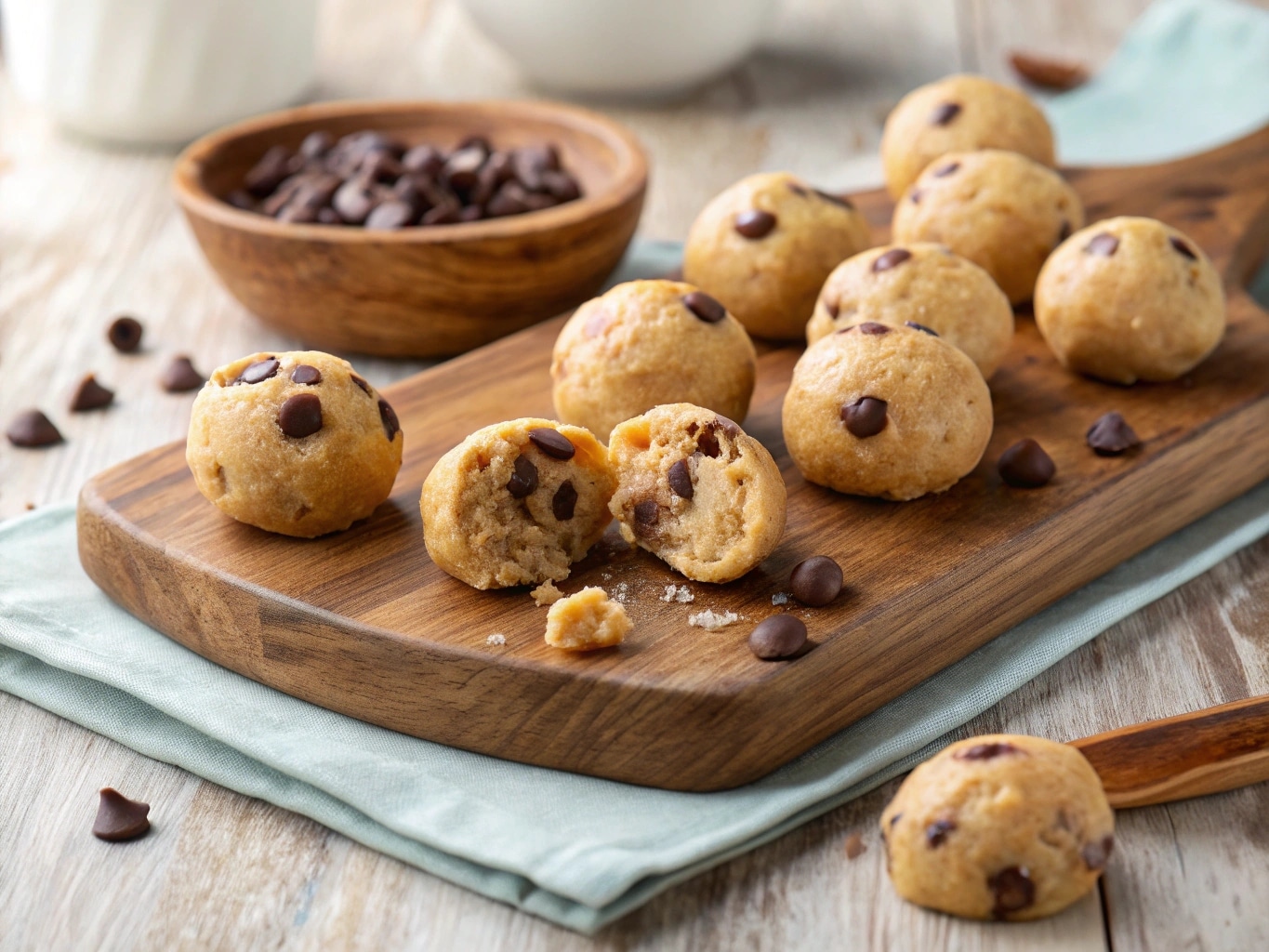 Chocolate Chip Cookie Dough Bites