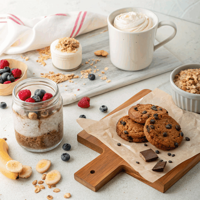 Modern Healthy Dessert Spread