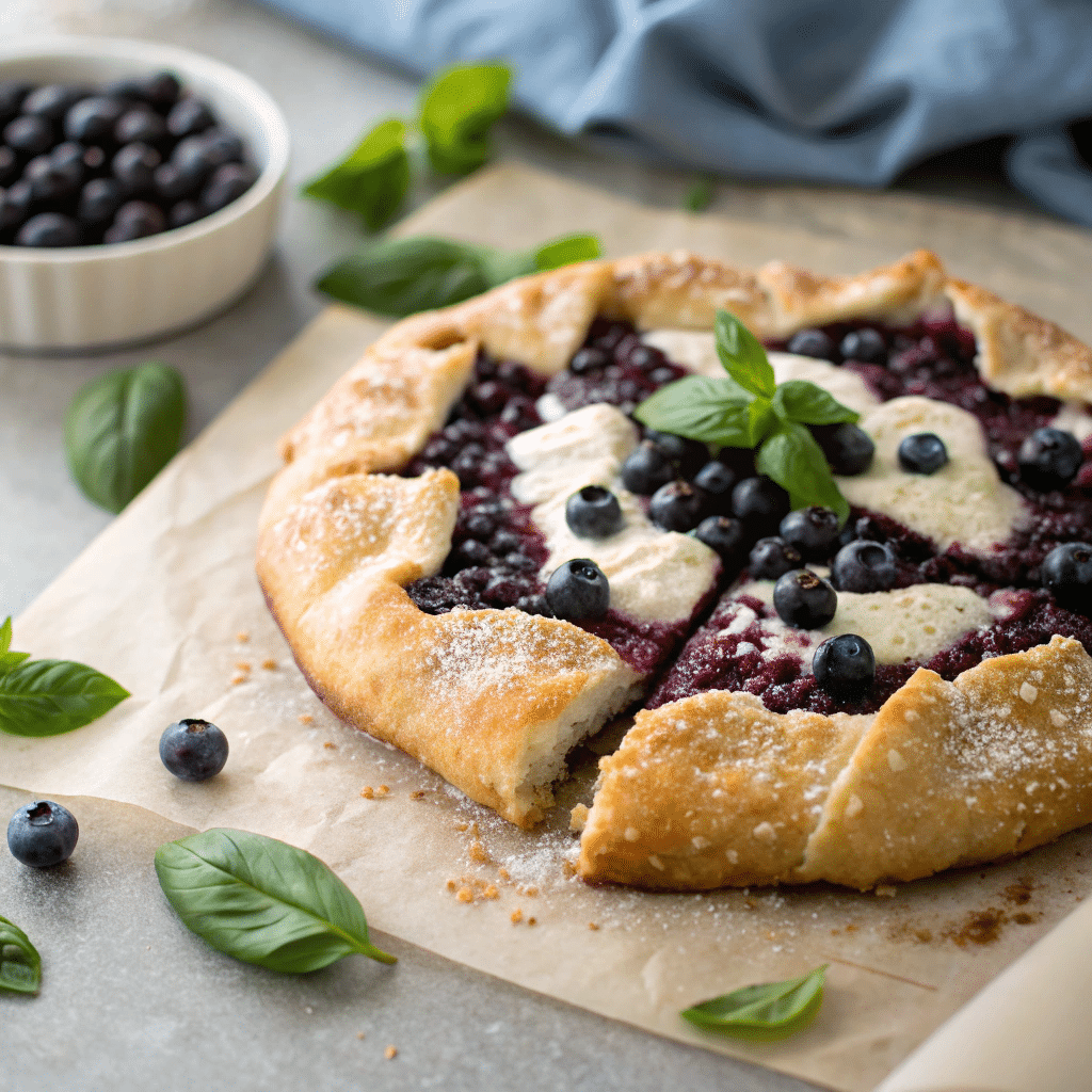 Blueberry Goat Cheese Galette