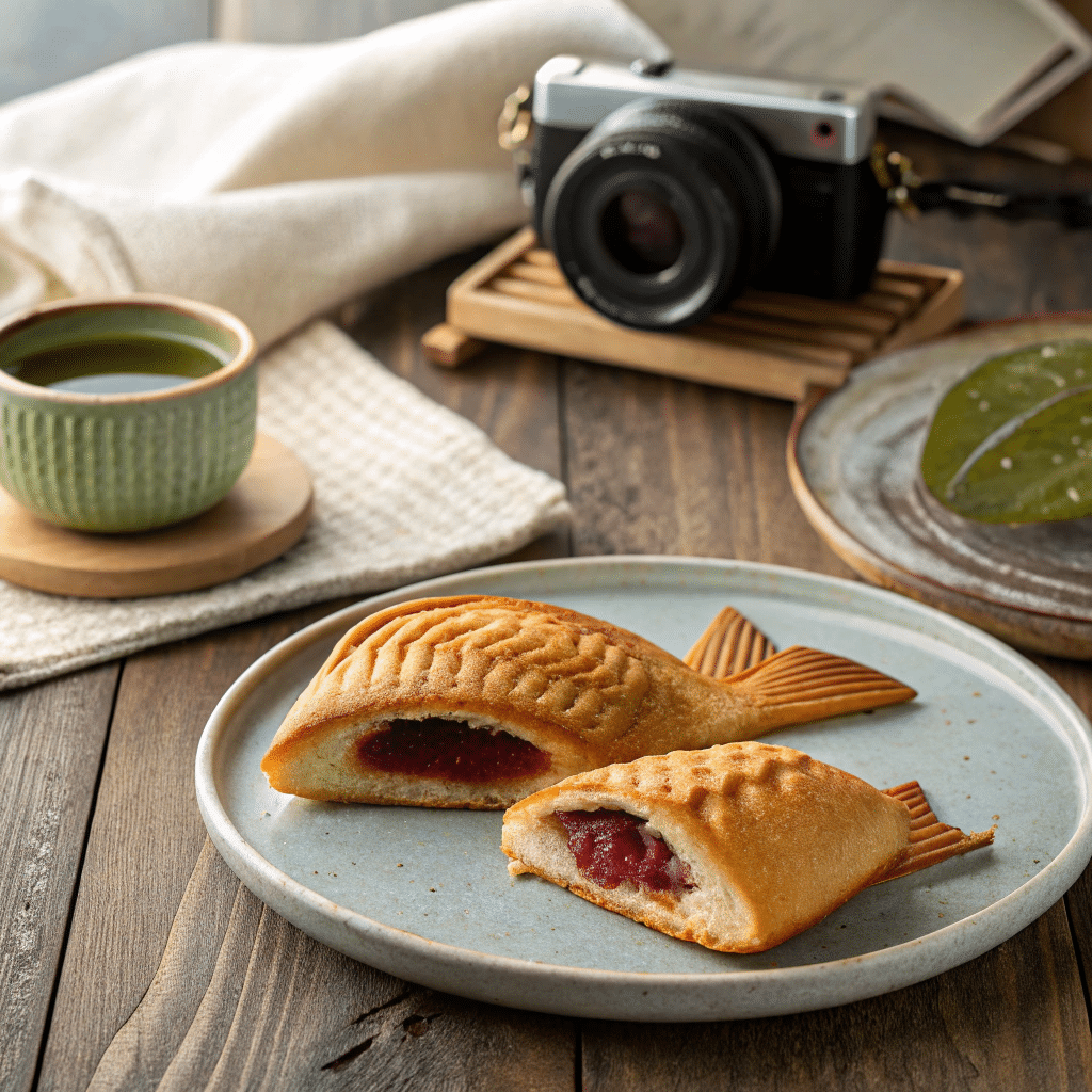 fish-shaped Taiyaki pastry