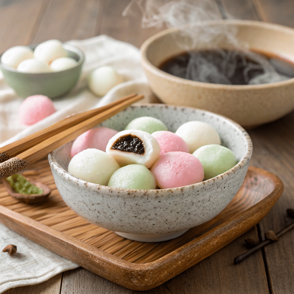 freshly made Tang Yuan