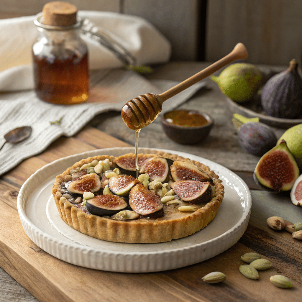 honey balsamic fig tart
