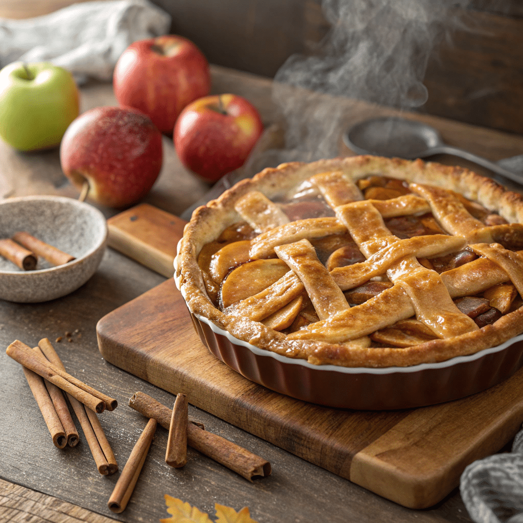 Miso Caramel Apple Pie
