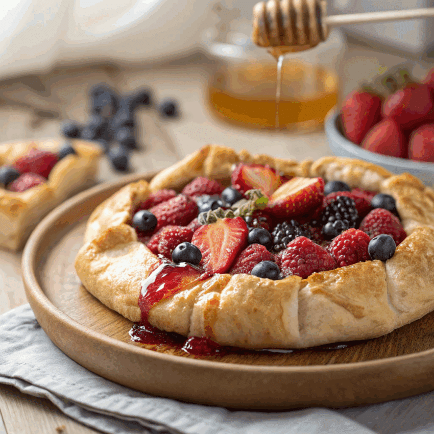 Goat Cheese Berry Galette