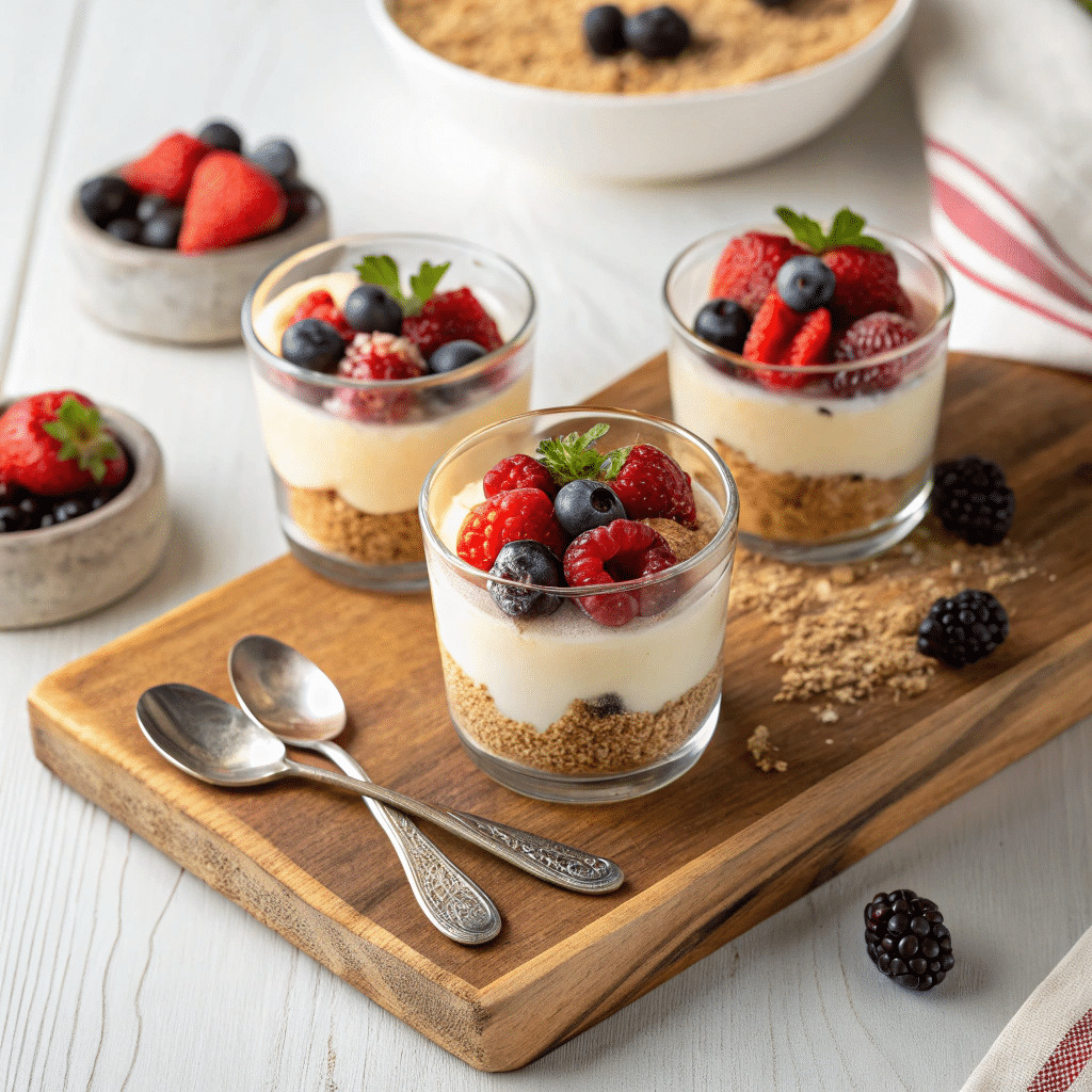 Cottage Cheese Cheesecake Cups
