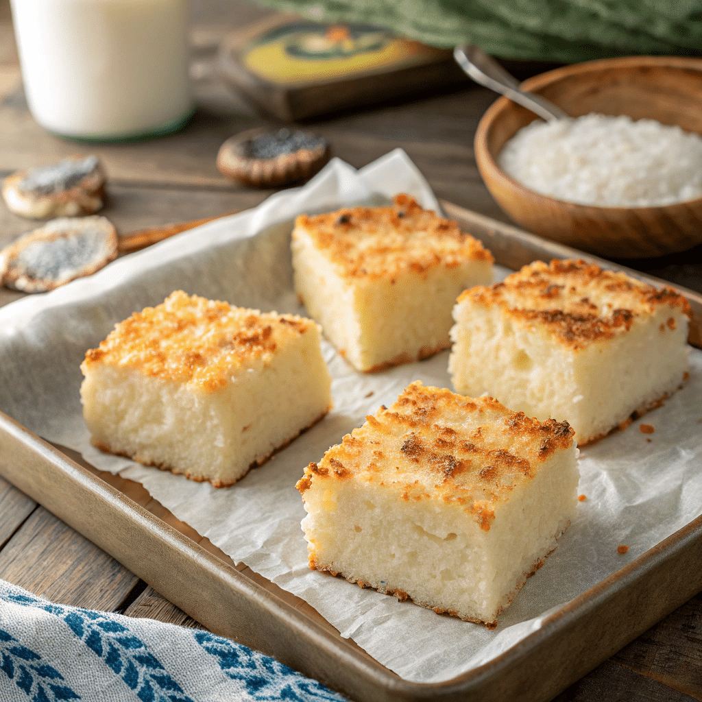 coconut cocada sliced