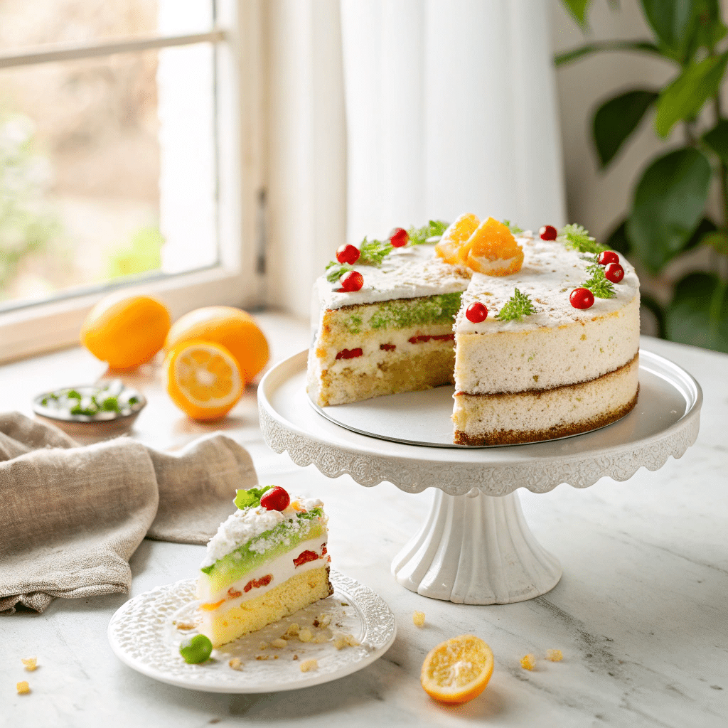 traditional Sicilian cassata cake
