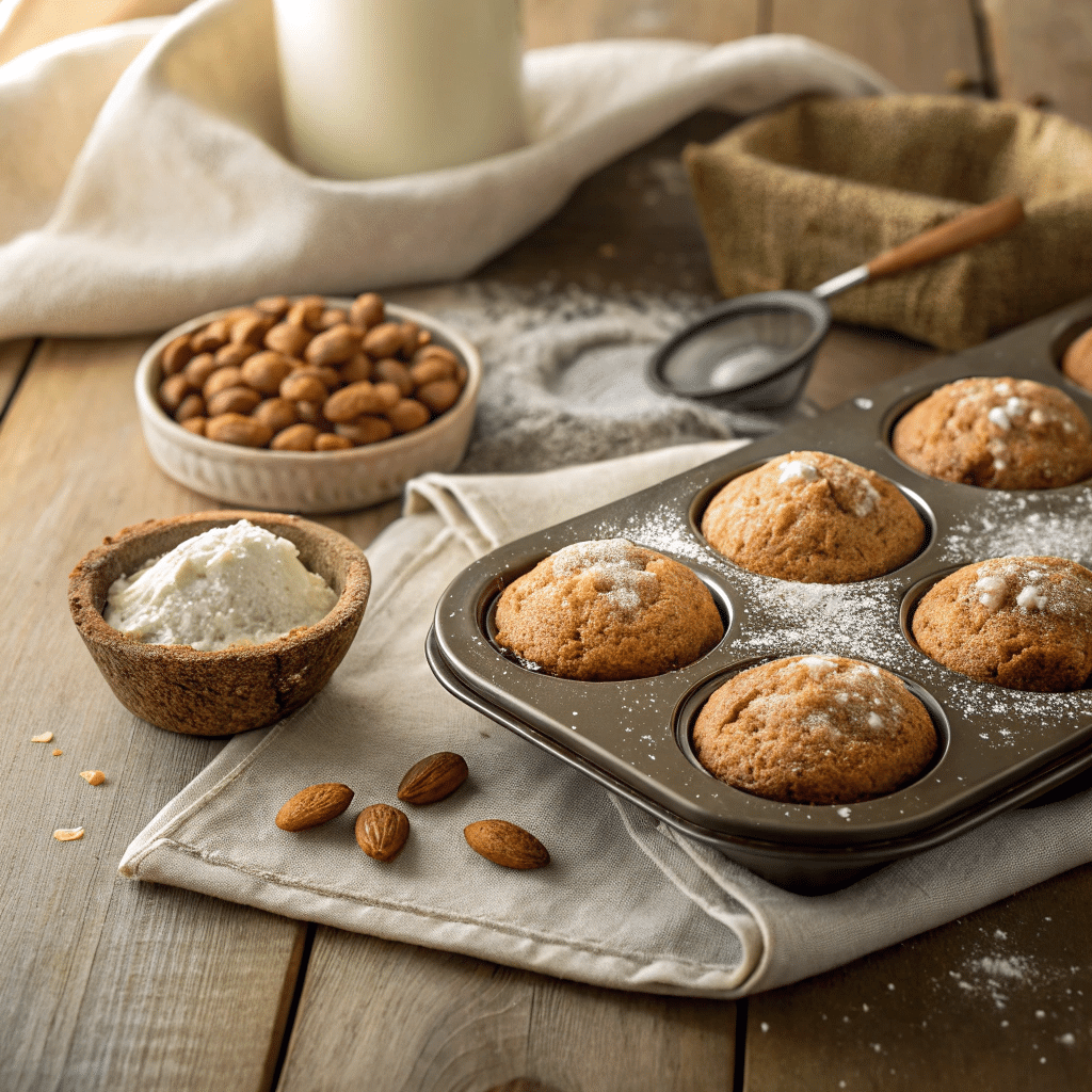 almond protein muffins