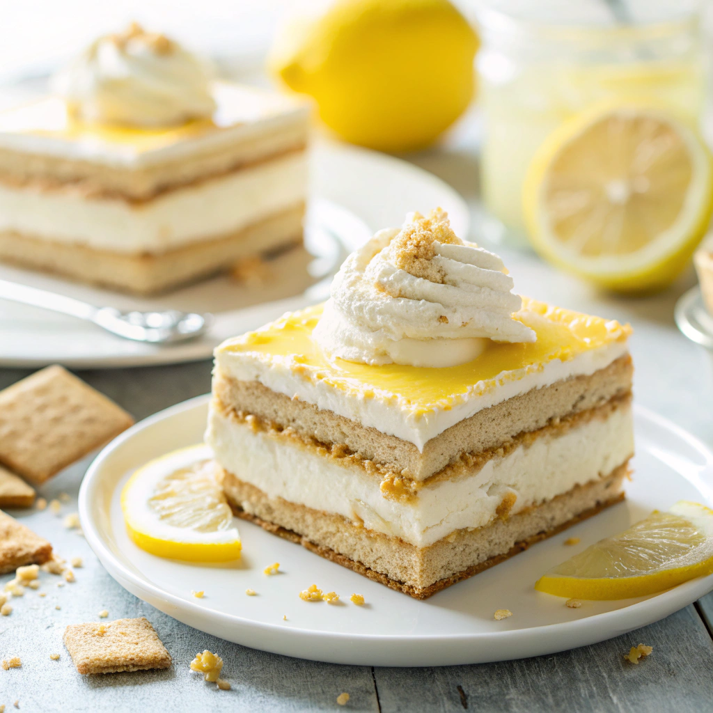 lemon icebox cake