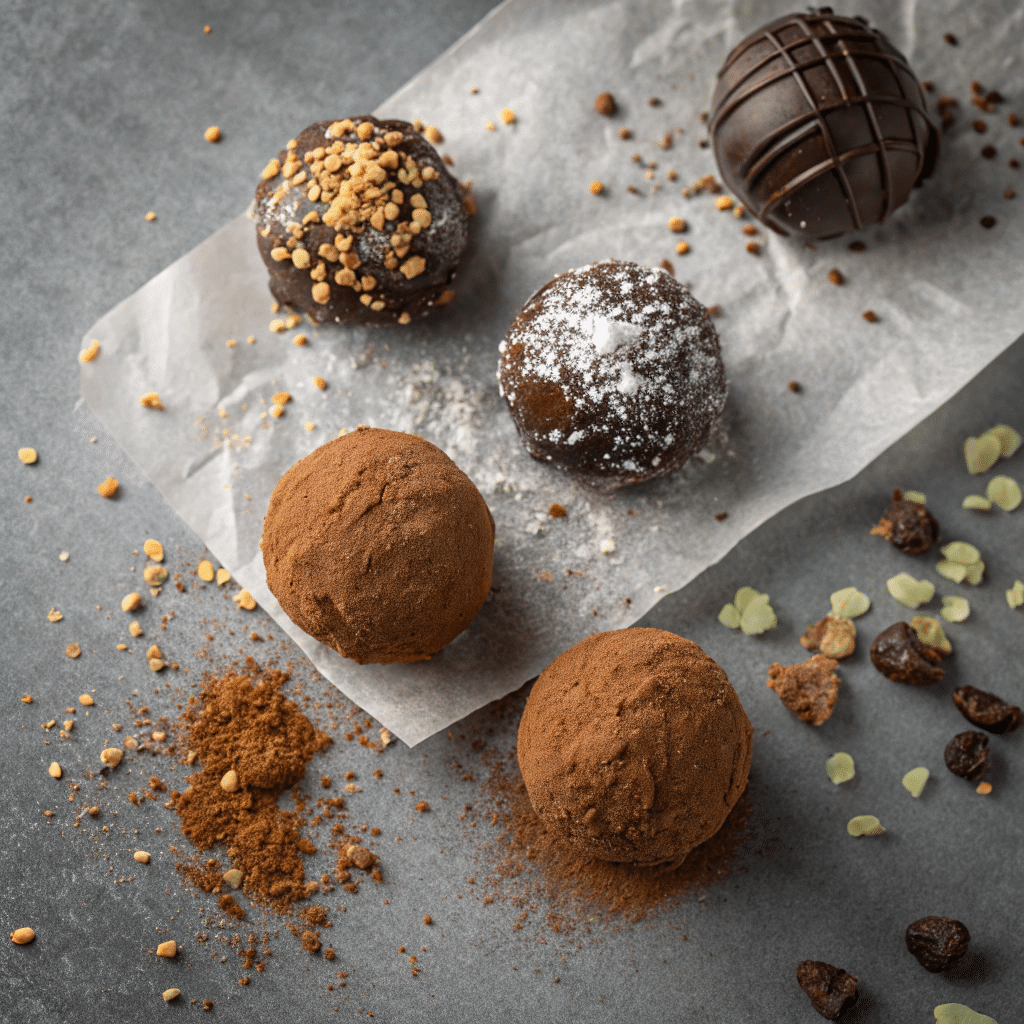 several truffles