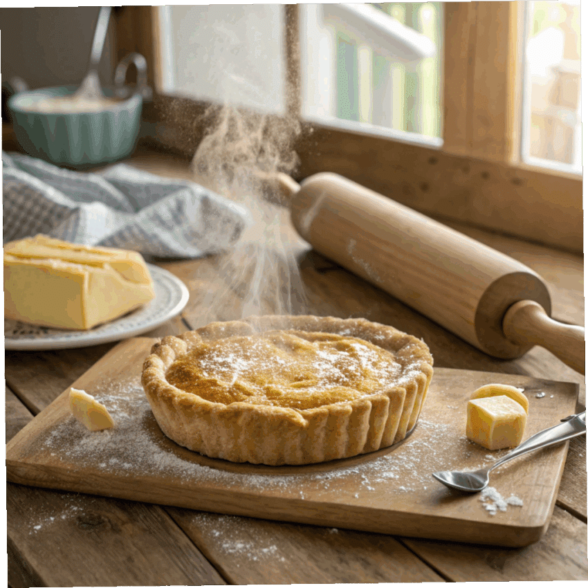 flaky puff pastry tart