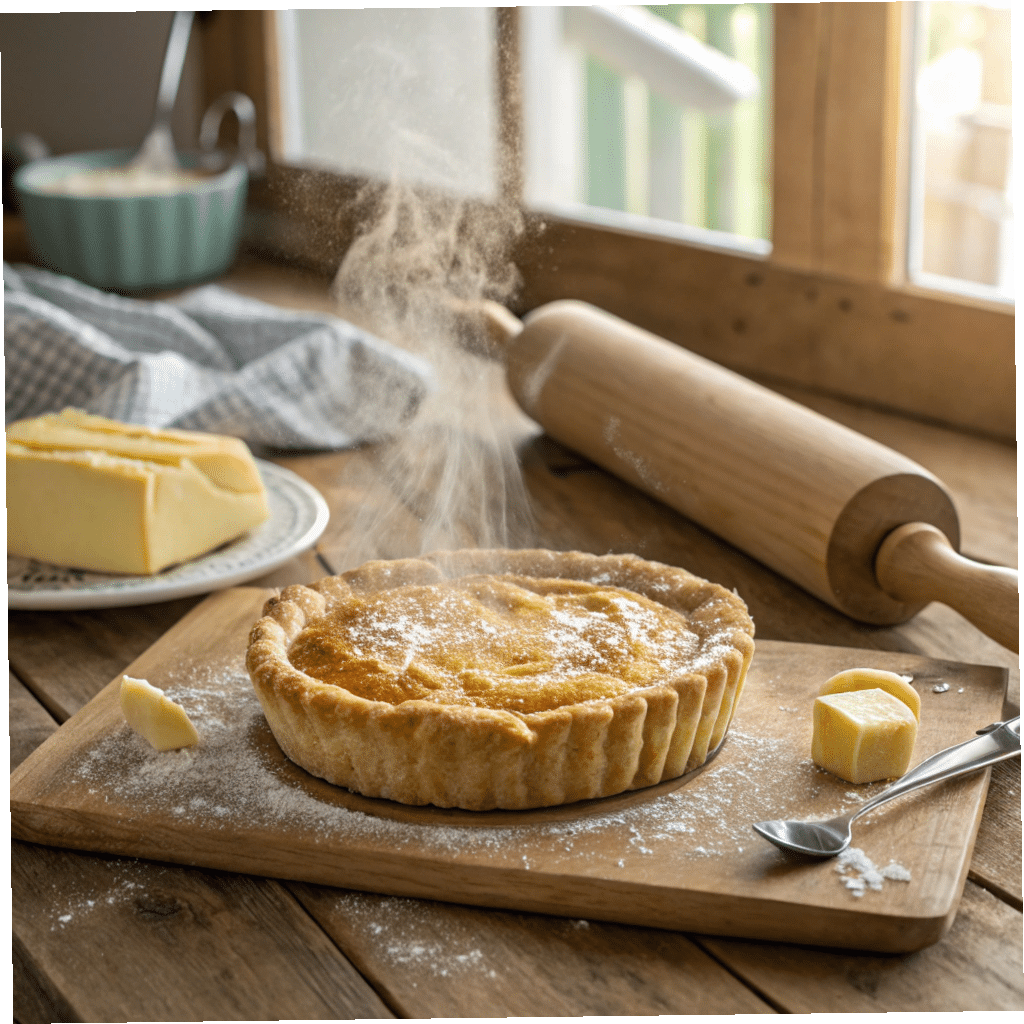 flaky puff pastry tart