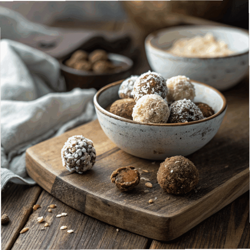 no bake granola truffles