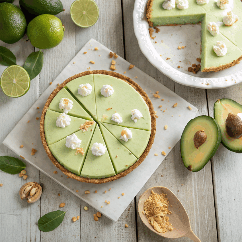 ingredients for vegan avocado