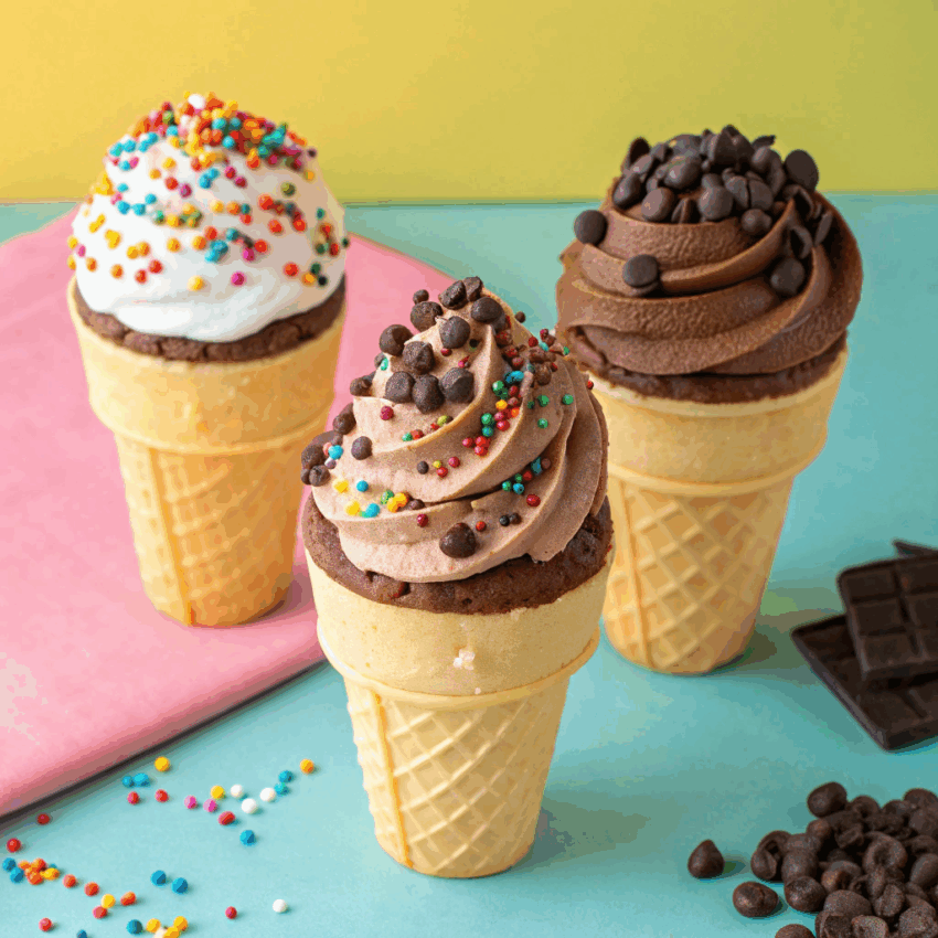DIY Cupcake Cones Recipe | Fun Ice Cream Cone Cupcakes