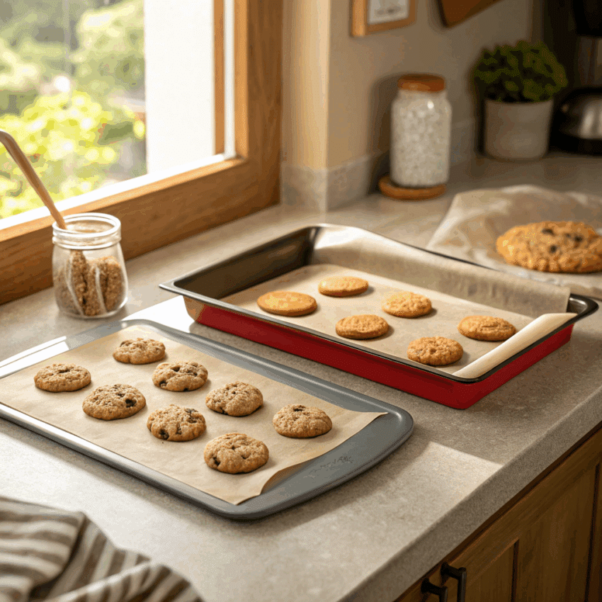 tray of freshly baked cookies