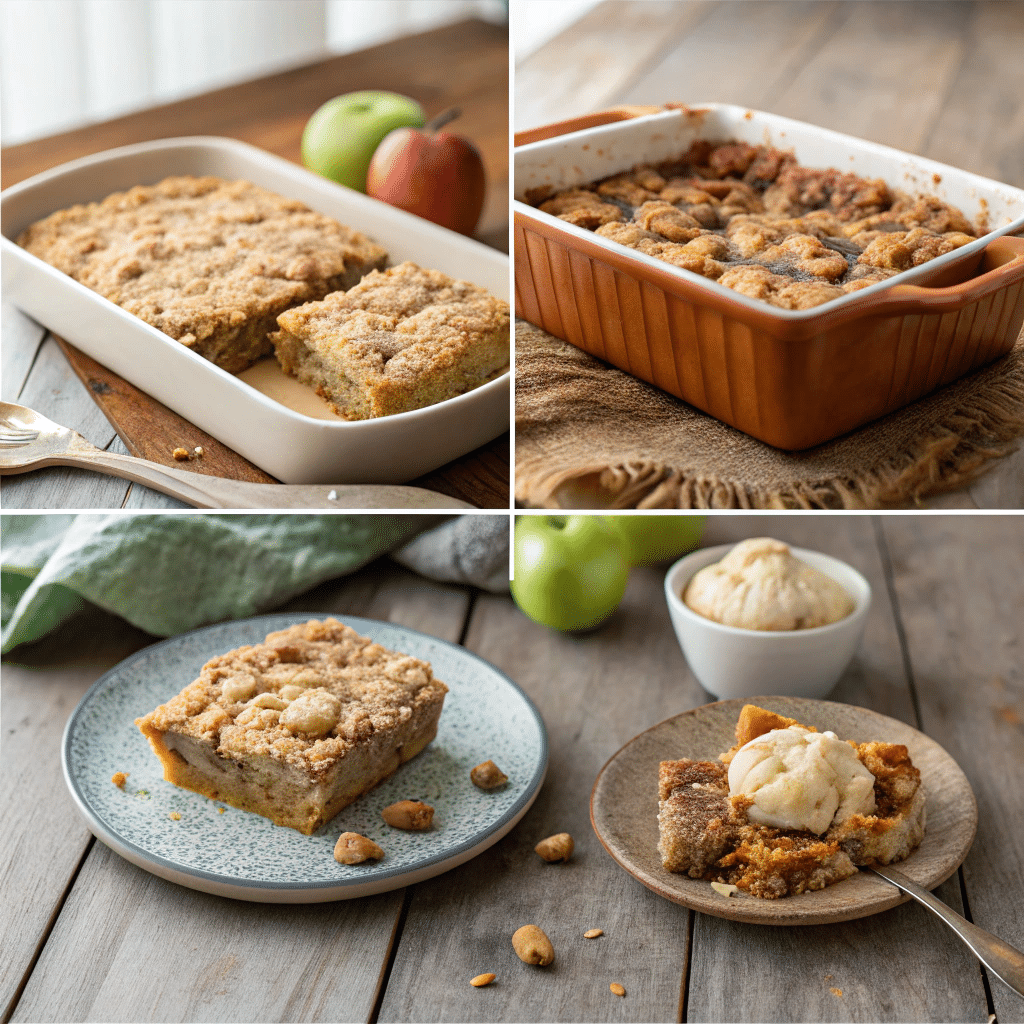 vegan apple crumble bars