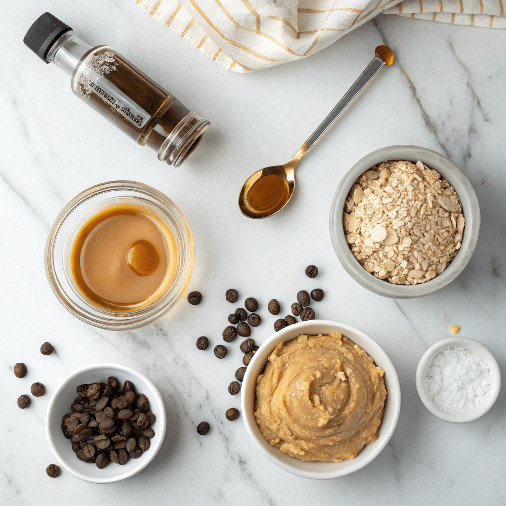 ingredients for peanut butter balls