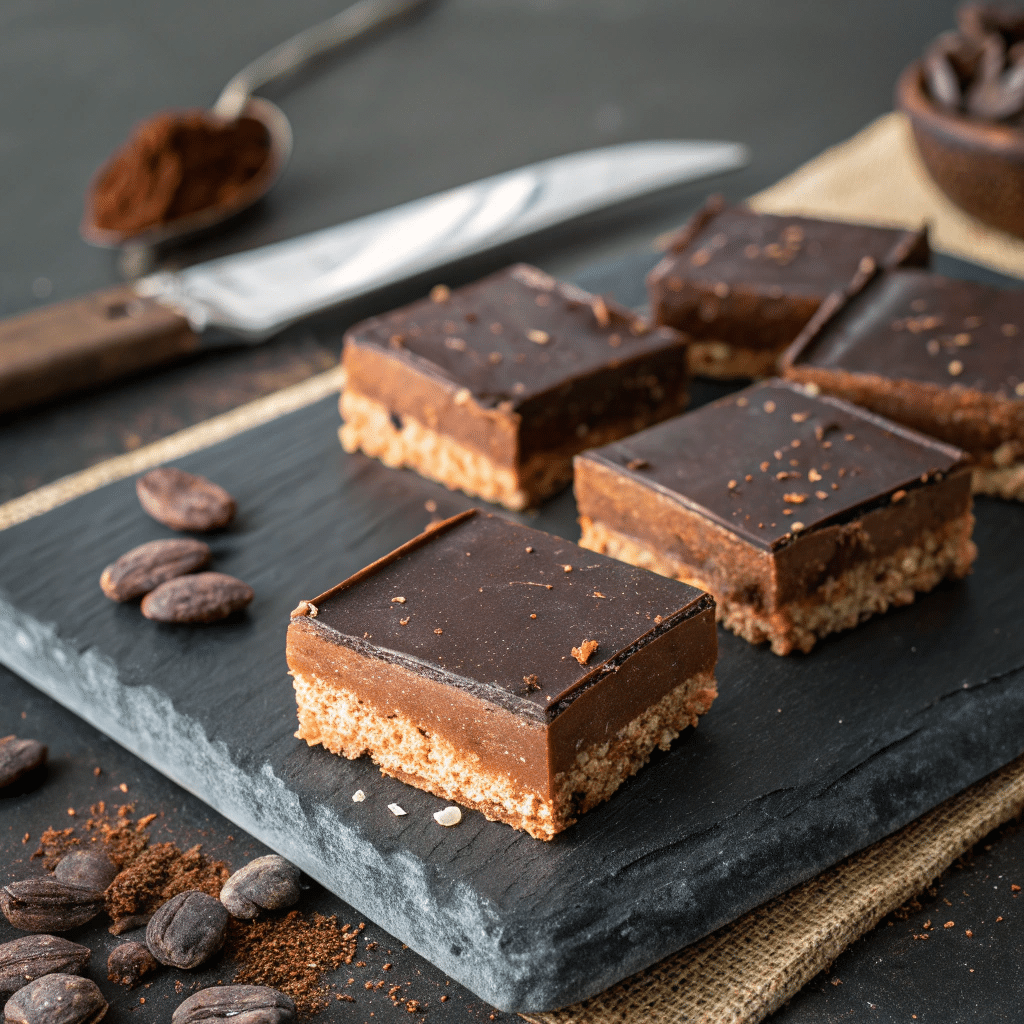 no-bake vegan fudge bars