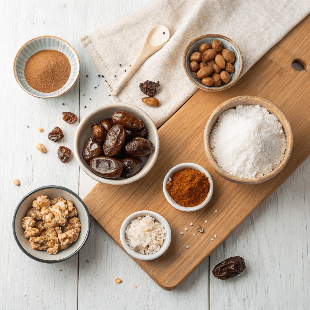 ingredients for coconut date