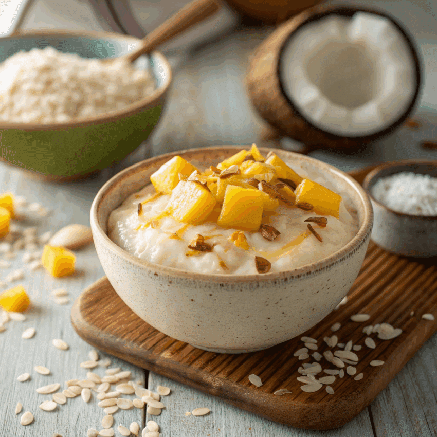 creamy vegan coconut rice pudding