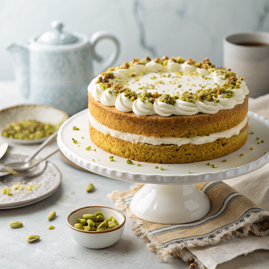 cardamom pistachio cake