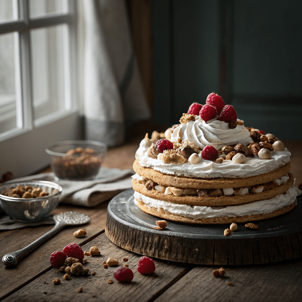 hazelnut meringue torte