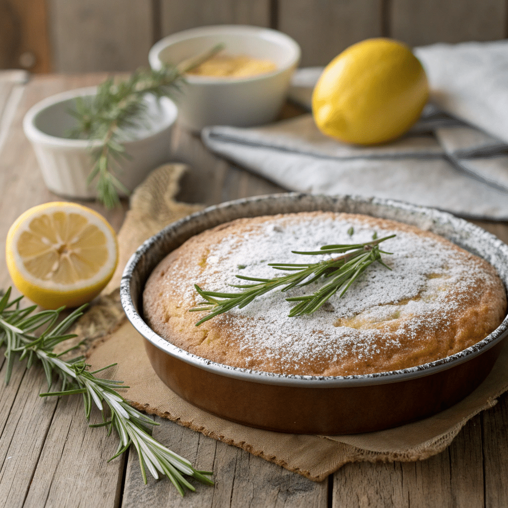 rosemary olive oil cake