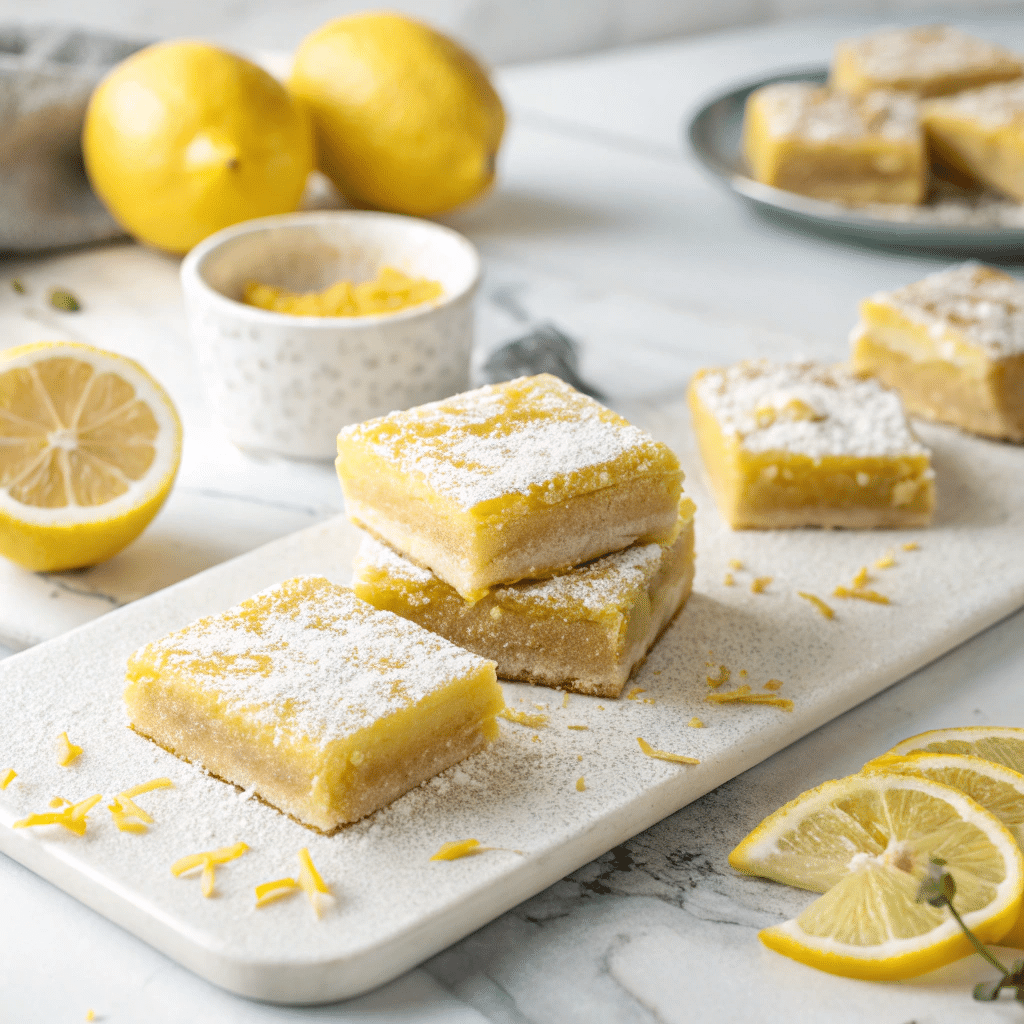 almond flour lemon bars