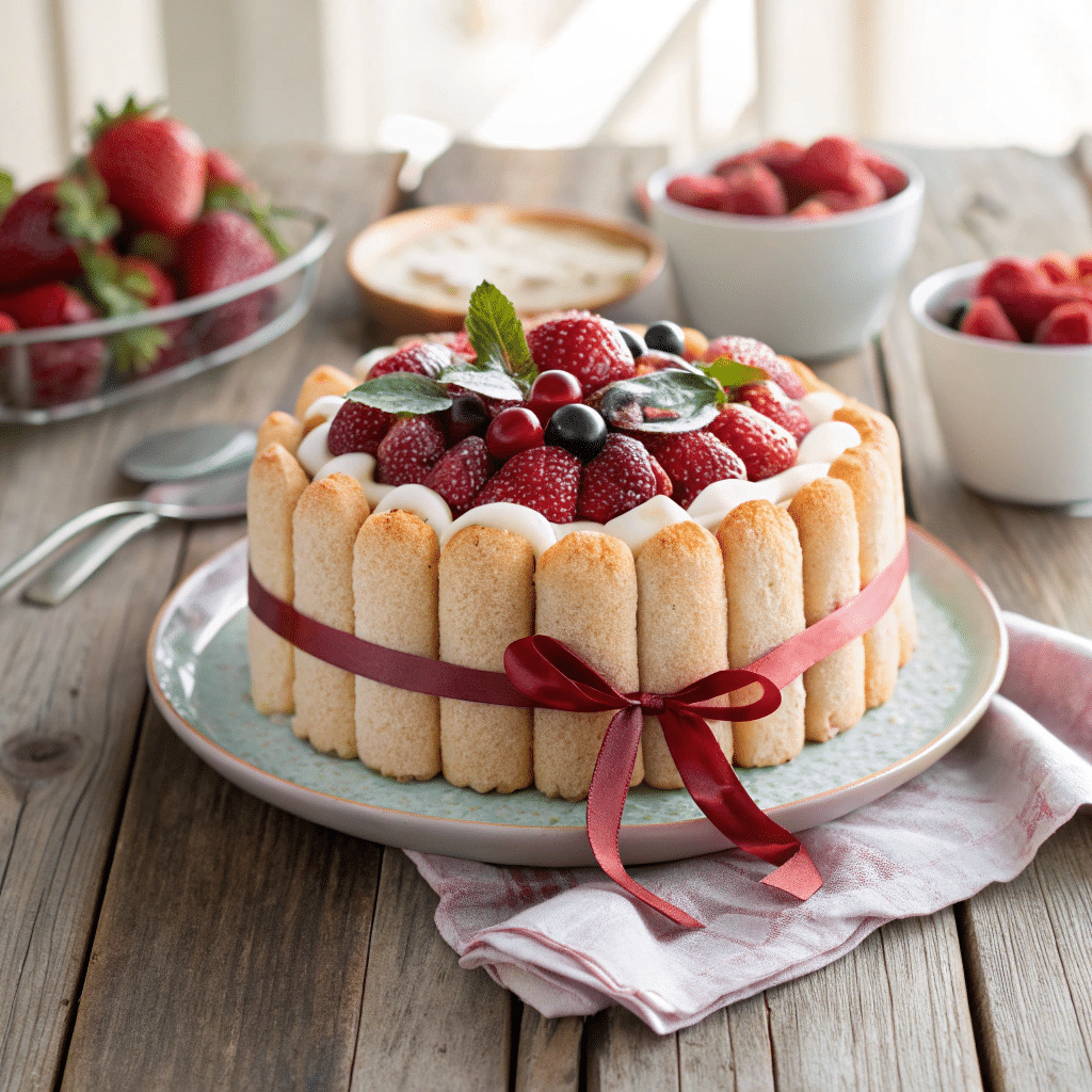 Charlotte Russe dessert