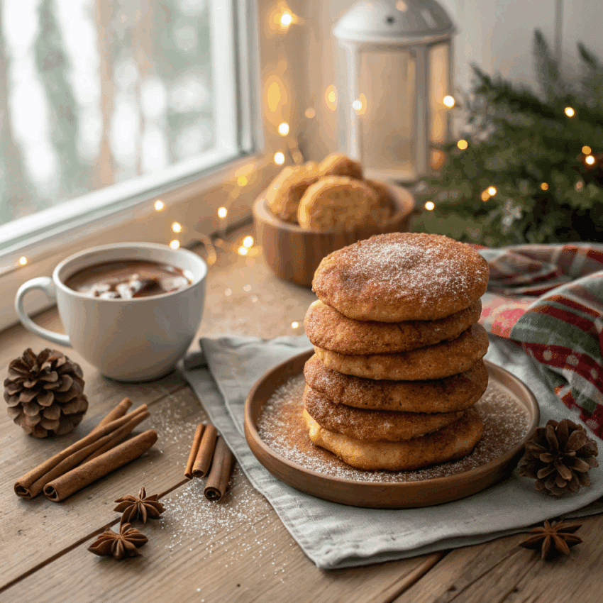 stack of golden, crispy Mexican buñuelos