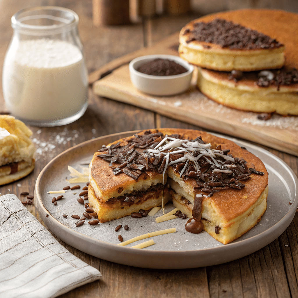 Indonesian martabak manis