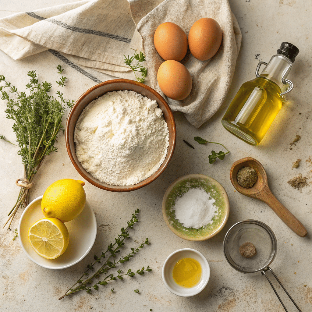 all thyme honey cake ingredients