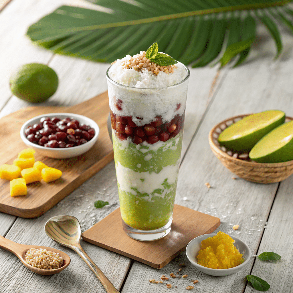 authentic Vietnamese Che Ba Mau dessert