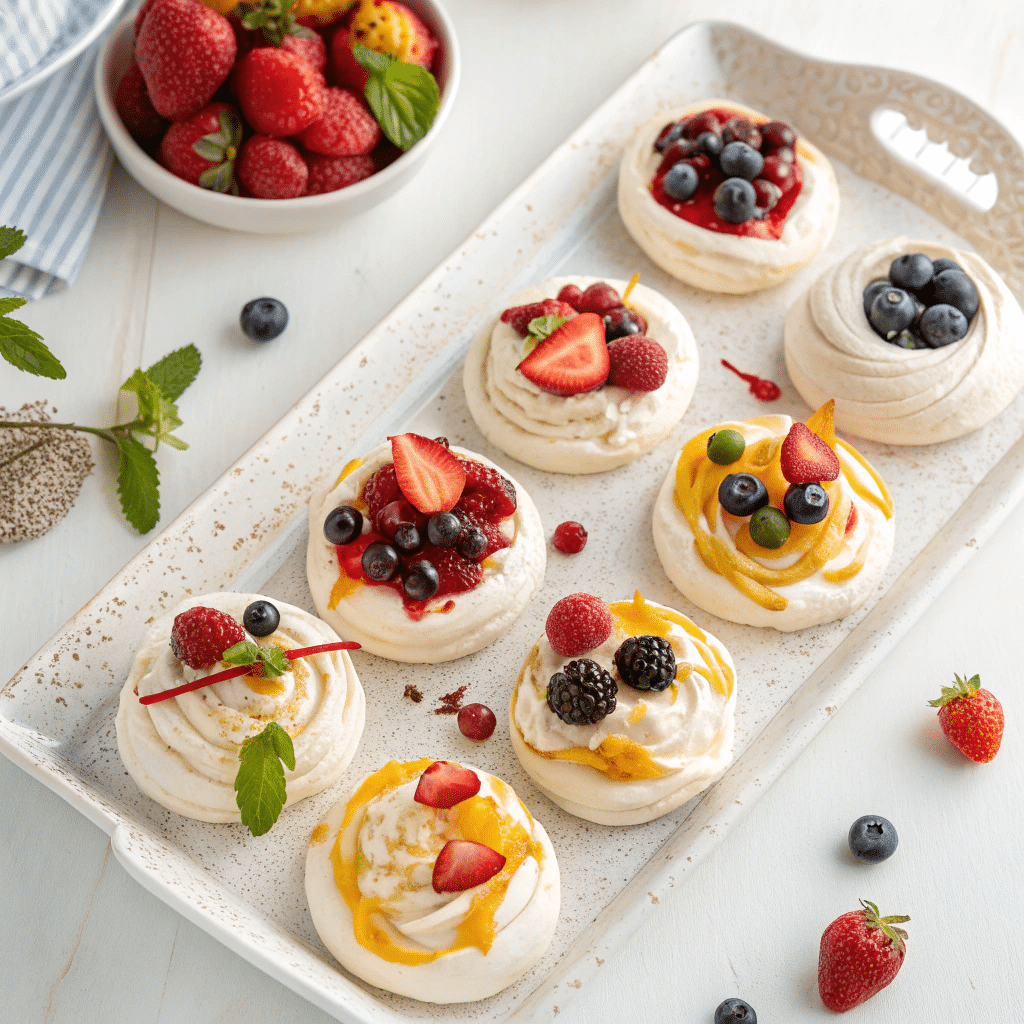 mini pavlovas