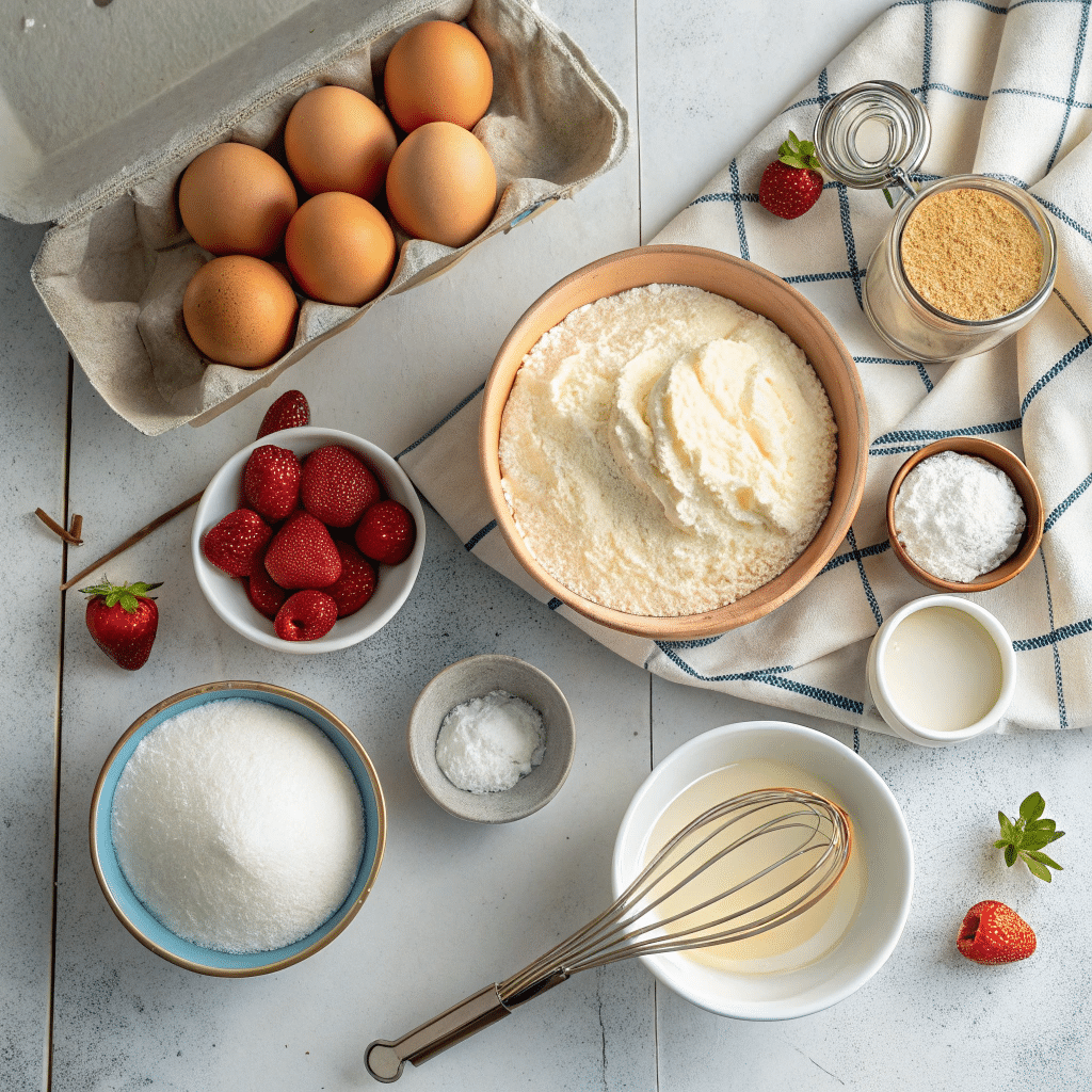 food cake ingredients