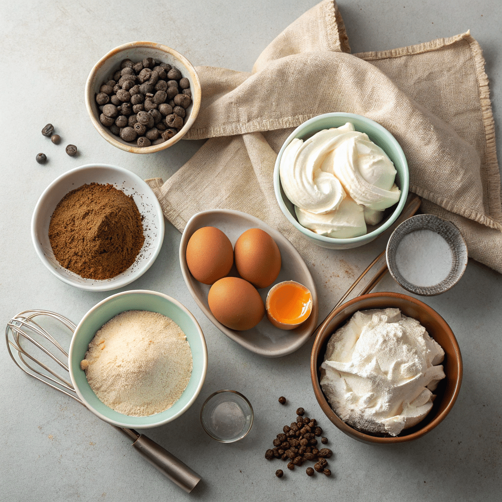 baking ingredients for baked Alaska