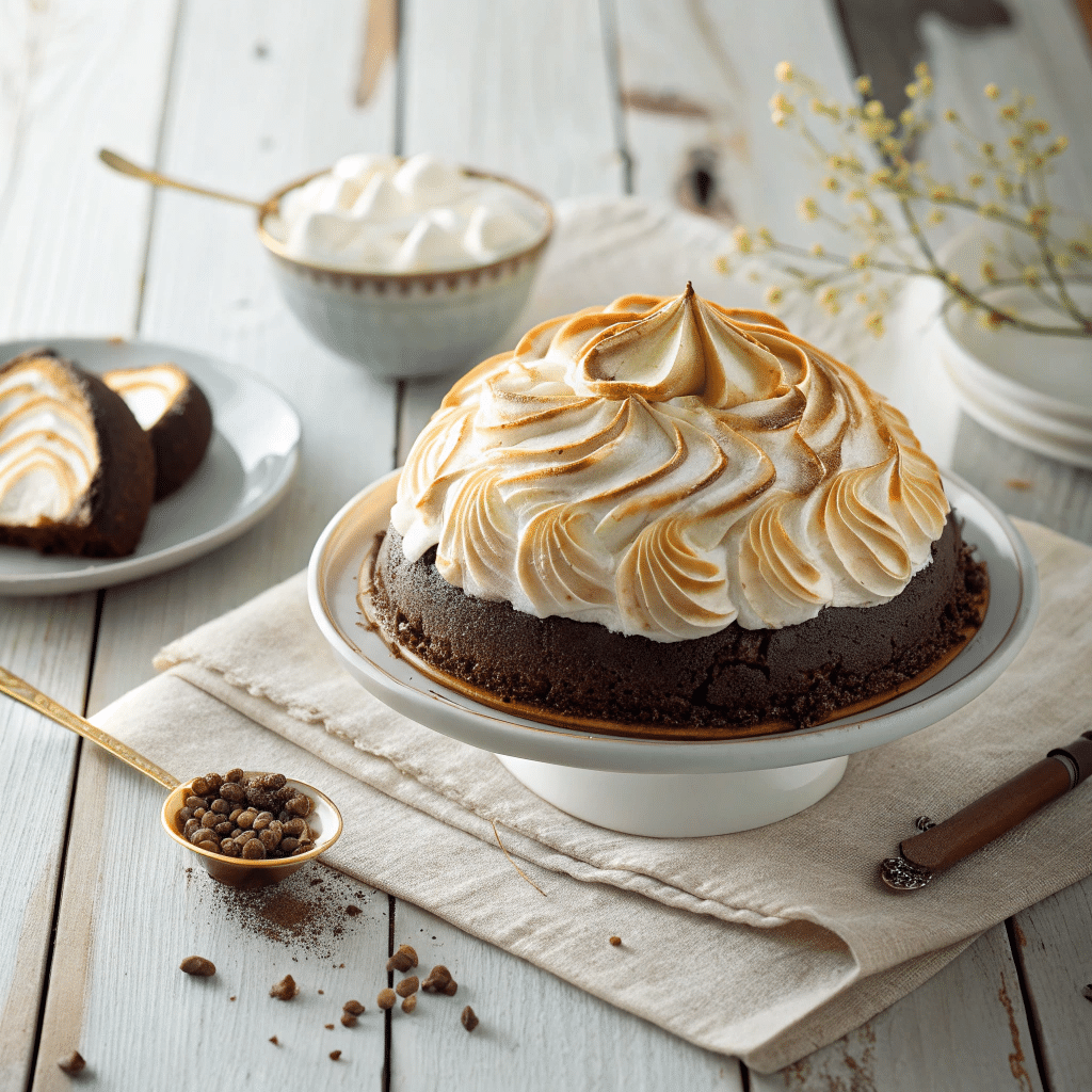 baked Alaska dessert