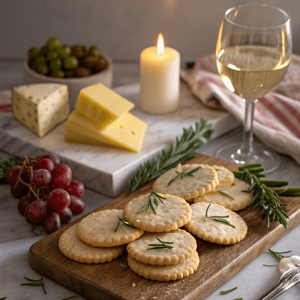 Rosemary shortbread cookies