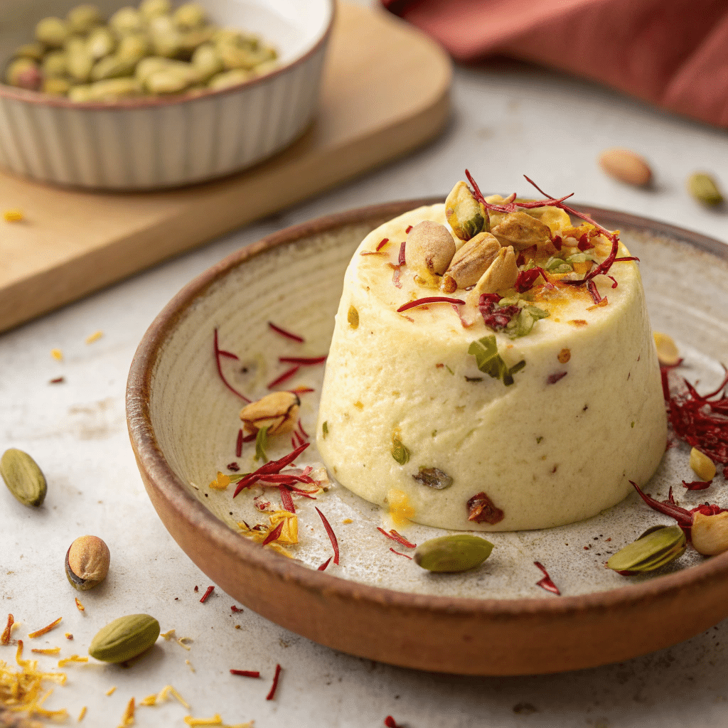 kulfi with pistachio and cardamom
