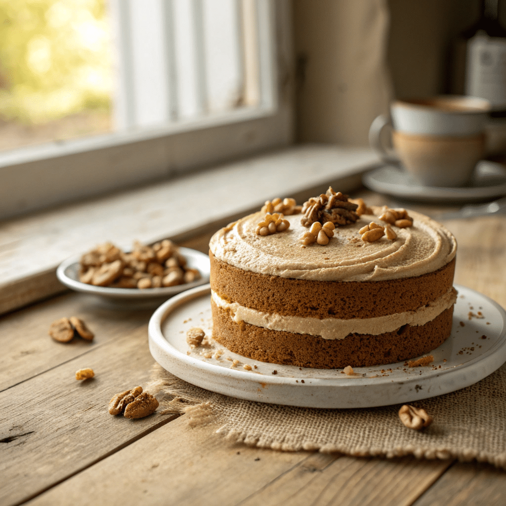Coffee Walnut Cake Recipe Rich Classic British Bake coffee-walnut-cake-recipe-rich-classic-british-bake