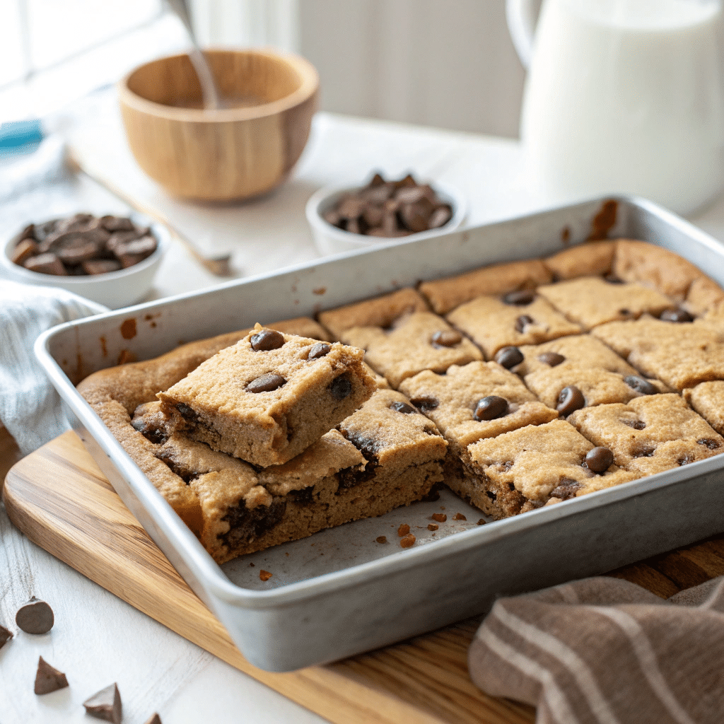 chocolate chip cookie bars