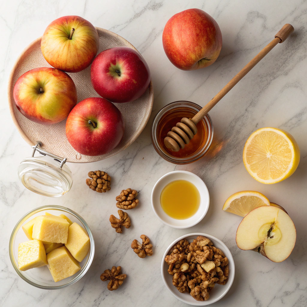 baking ingredients for baked apples