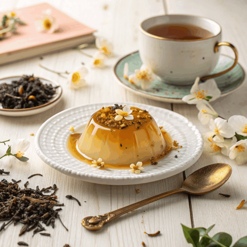 Oolong Tea Jelly dessert
