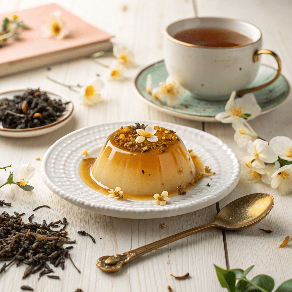 Oolong Tea Jelly dessert
