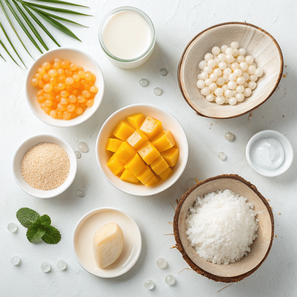 all dessert ingredients