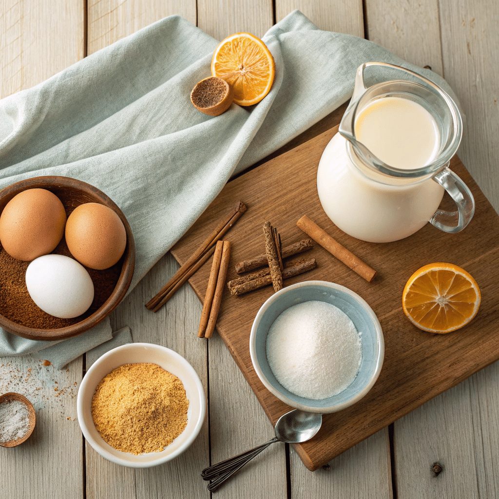 leche asada ingredients
