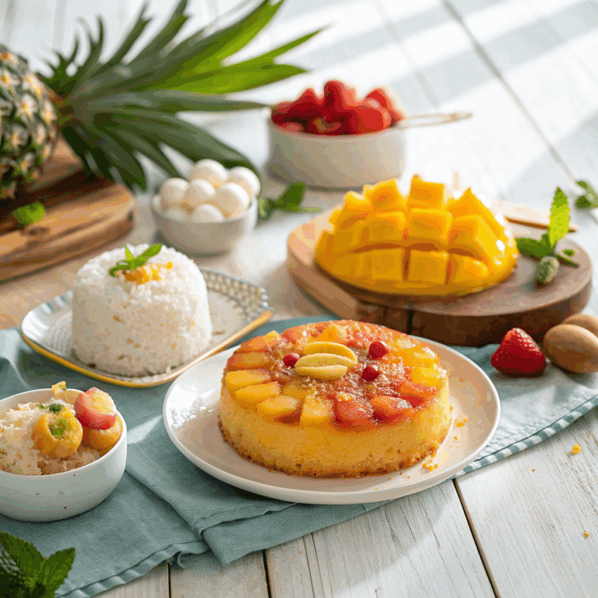 tropical dessert