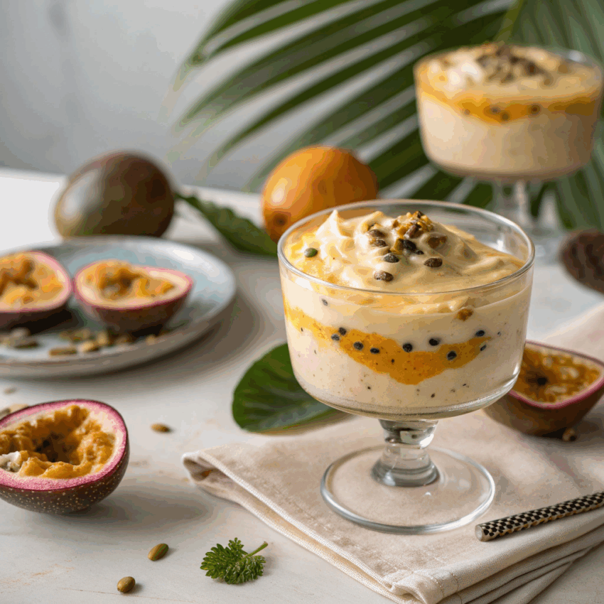 Passion Fruit Whipped Mousse