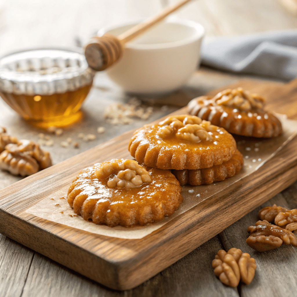 golden-brown Korean Yakgwa honey cookies